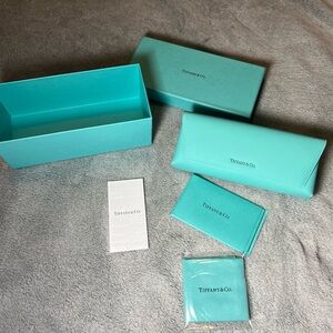 Tiffany & Co. Turquoise Box and Accessories Set for glasses